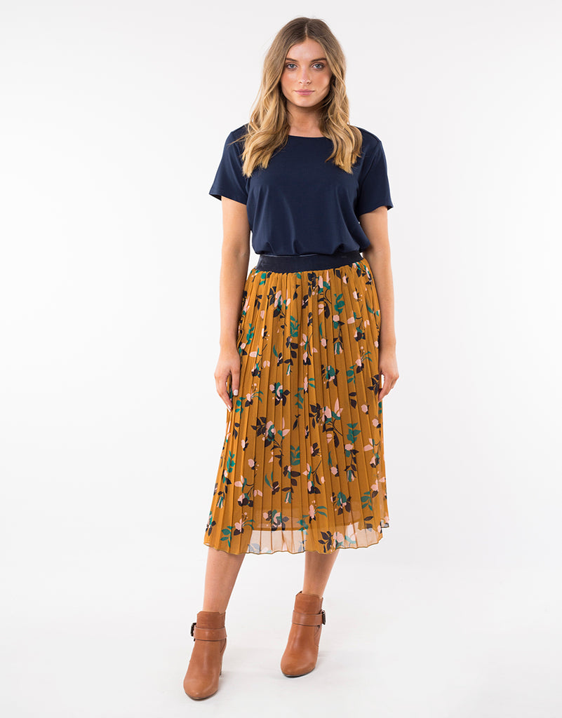 Elm Freesia Pleat Skirt Hello Pattern